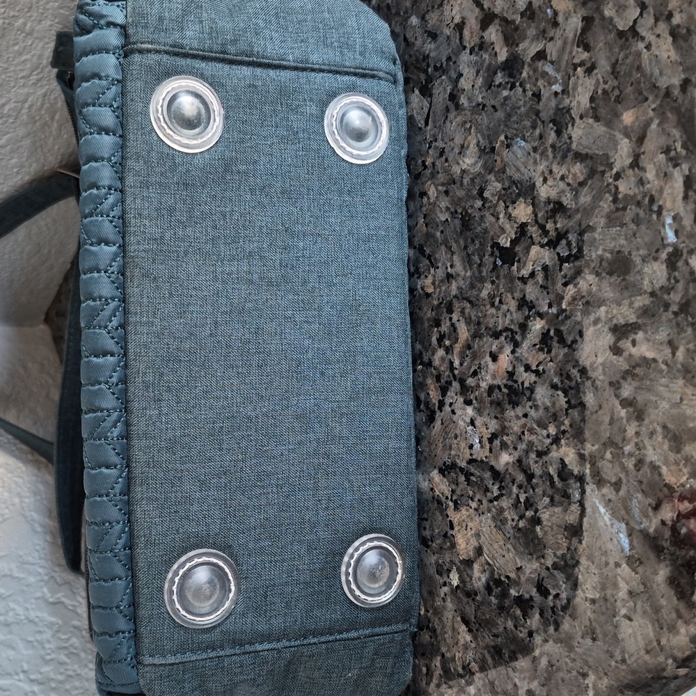 LUG Slider, Hobo Blue Quilted Crossbody Bag - Picture 7 of 11